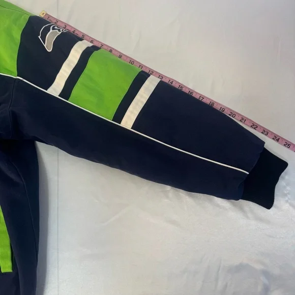 NWOT Seattle Seahawks G-111 Embroidered Logo Bomber Varsity Jacket - Picture 15 of 16